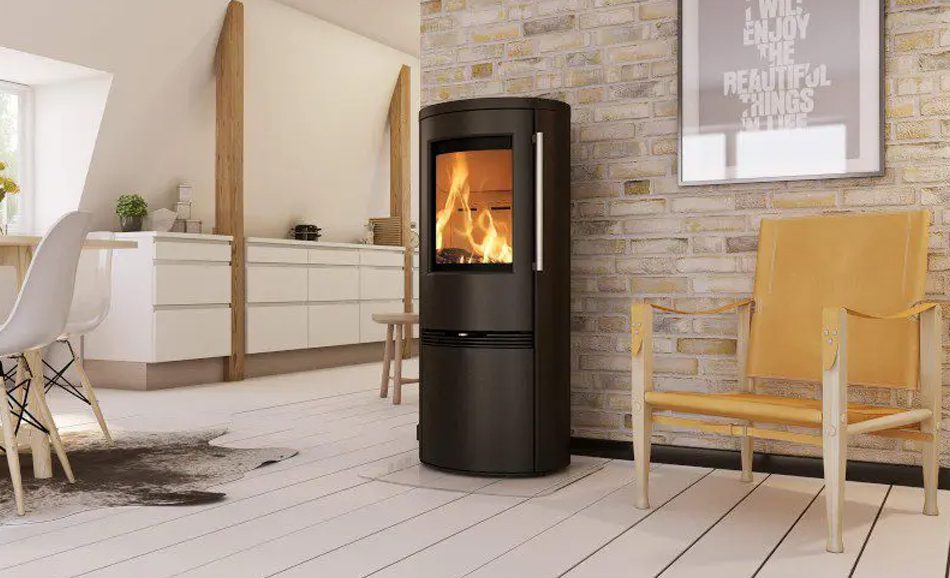 TERMATECH TT21RH | FRITSTÅENDE BRÆNDEOVN | SORT