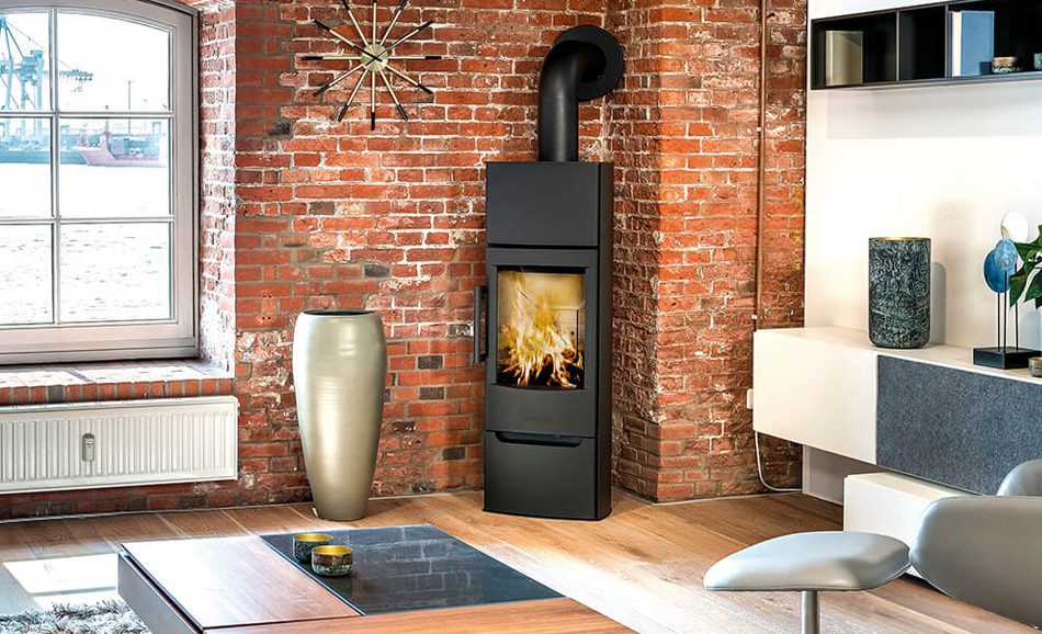 WIKING® MIRO 6+ AUTOMATIC™ | FRITSTÅENDE BRÆNDEOVN | SORT ELLER GRÅ