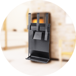 Tilbehør til åbne pejse