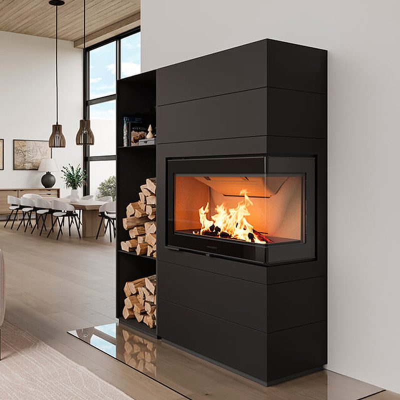 Modulopbyggede brændeovne